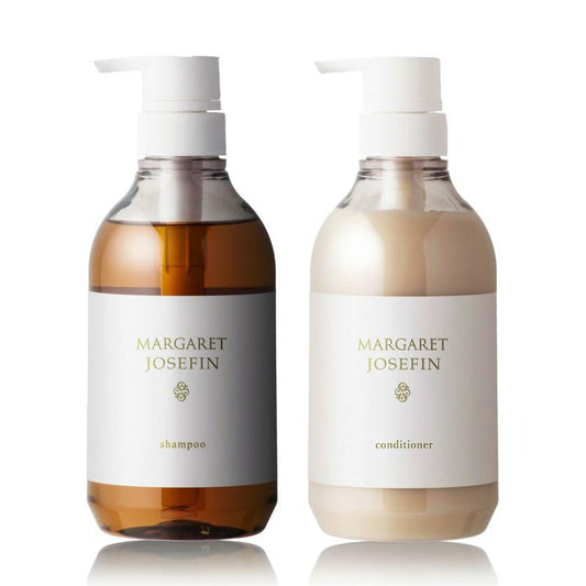 MARGARET JOSEFIN Shampoo & Conditioner Set – Sulfate Free, Hydrating for Smooth and Soft Hair | 2 x 16.9 fl oz (500mL), Made in Japan