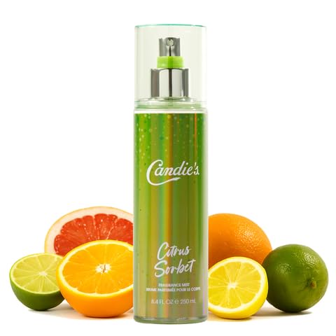 CANDIE'S Citrus Sorbet Fragrance Mist - Sweet, Long-Lasting Perfume for Women, Luxurious All-Day Freshness, Ideal Body Cologne for Ladies, Feminine Scent, Lasts All Day, Must-Have Fragrance, 8.4 fl oz