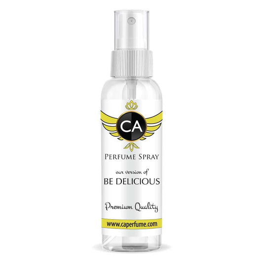 CA Perfume Eco Refill Impression of Be Delicious For Women EDP Perfume Concentrated Long Lasting Eau de Parfum Spray Refillable Atomizer Bottle 2 Fl Oz/60ml-X1