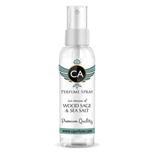CA Perfume Eco Refill Impression of Wood Sage & Sea Salt For Women & Men EDP Perfume Concentrated Long Lasting Eau de Parfum Spray Refillable Atomizer Bottle 2 Fl Oz/60ml-X1