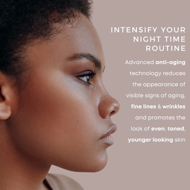 Georgette Klinger Stem Cell Night Cream - Overnight Face Cream Moisturizer for Anti-Aging, Fine Lines and Wrinkles - With Hydrating Hyaluronic Acid & Vitamin E - 1 oz