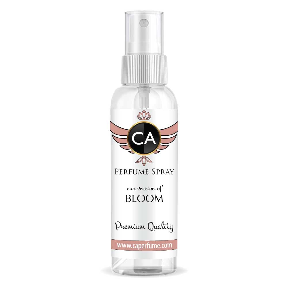 CA Perfume Eco Refill Impression of Bloom For Women EDP Perfume Concentrated Long Lasting Eau de Parfum Spray Refillable Atomizer Bottle 2 Fl Oz/60ml-X1