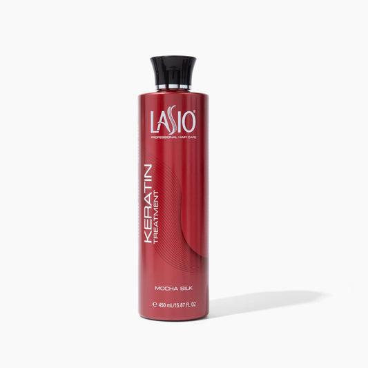 Lasio Mocha Silk keratin hair treatment- Frizz Eliminating, Strengthens & Smooths Hair with Keratin & Cacao Oil for Shine & Repair, Professional Salon Grade, Available in 15.87