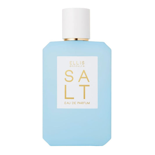 Ellis Brooklyn Salt Eau de Parfum, Fragrance with Ambergris, Tahitian Tiare, Ylang Ylang & Sandalwood - Tropical, Sensual Scent for Women - Vegan, Cruelty-Free Paraben-Free, 100ml / 3.4 Fl Oz