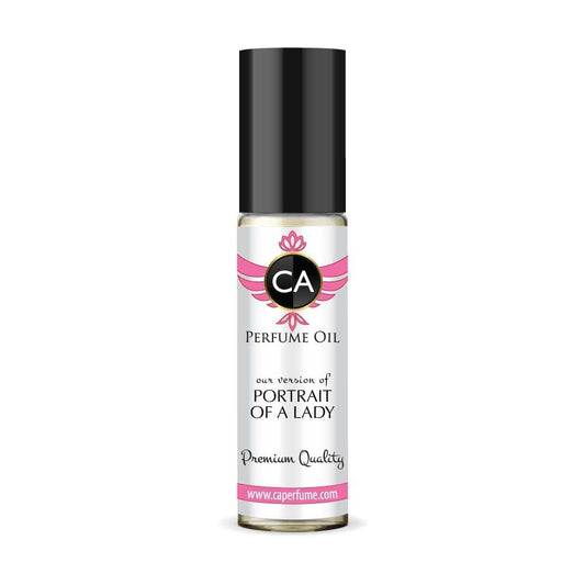 CA Perfume Impression of Portrait Of A Lady for Women Fragrance Oil Amber Floral Scent Long Lasting Perfumes for Women Travel Size TSA Ready Mini Parfum Body Oil Roll-on 0.33 Fl Oz 10ml