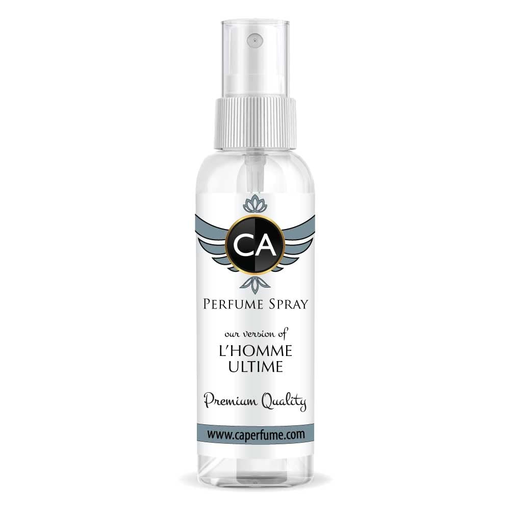 CA Perfume Eco Refill Impression of L'Homme Ultime For Men Cologne Eau de Parfum Spray Refillable Bottle 2 Fl Oz/60ml-X1