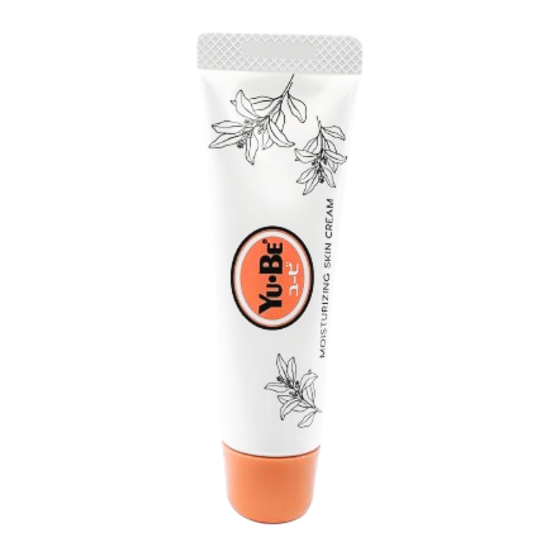 Yu-Be Moisturizing Skin Cream Tube - Hydrating Cream for Night & Day | Relieving Moisturizer for Dry Skin | Safe for Face & Body | Softens Hands & Feet | Vegan | Paraben Free (1 fl oz/28mL)
