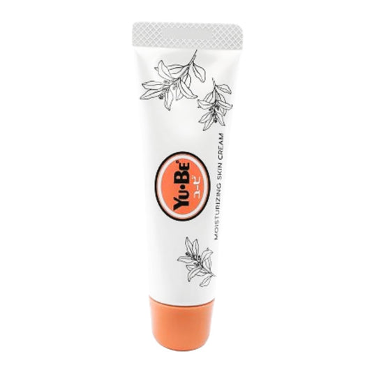 Yu-Be Moisturizing Skin Cream Tube - Hydrating Cream for Night & Day | Relieving Moisturizer for Dry Skin | Safe for Face & Body | Softens Hands & Feet | Vegan | Paraben Free (1 fl oz/28mL)