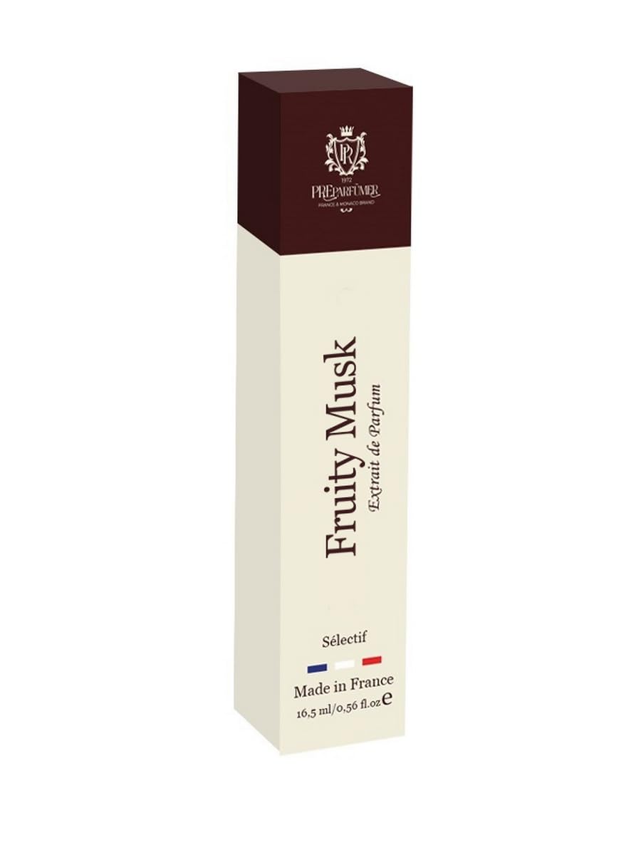 From France Fruity Musk for Women 16ml – Fruity Chypre Scent From France – Luxury Fragrance with Blackcurrant, Passion Fruit – Long Lasting Perfume With Lily and Vanilla Notes