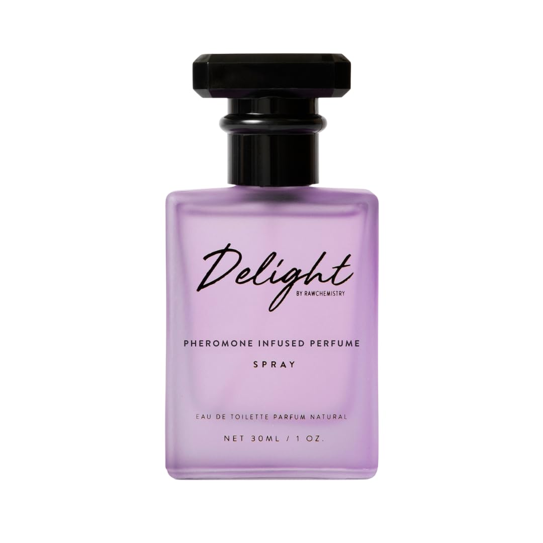 RawChemistry Delight Pheromone Infused Perfume for Women – Women's Perfume Infused with Pheromones – Delight by Raw Chemistry Spray with Feromonas – Fragrance con Feromonas para Mujer