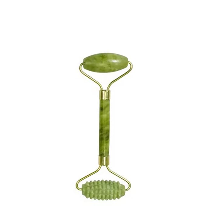 Jade Facial Massage Set,3 Piece Skin Care Tools With Roller and Massager