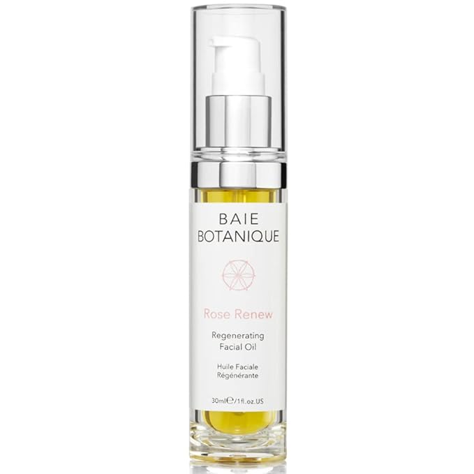 Baie Botanique Anti-Aging Facial Oil 30ml - Rose Absolute, Camelia, Borage, Evening Primrose, Abyssinian & Amla Oil - 100% Natural, 90% Organic