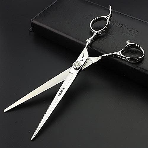 6/7/8 inch Cutting Thinning Styling Tool Rainbow Hair Scissors Professional Hairdresser Hairdresser Scissors Set (6-inch 3pc-A)