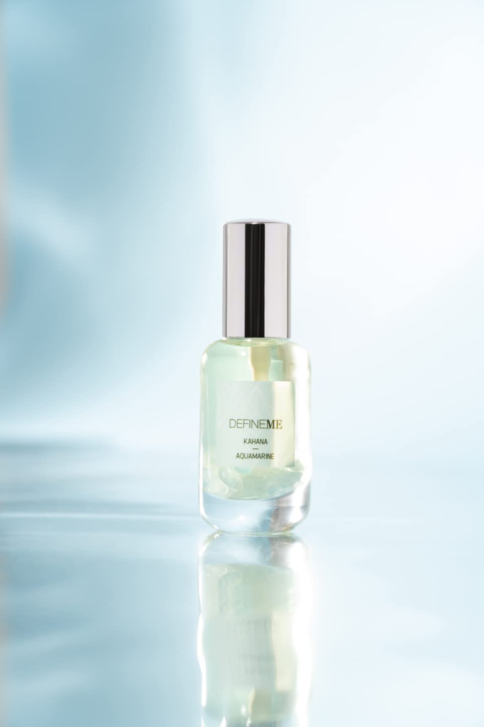 DefineMe Aquamarine Crystal Infused Natural Perfume Mist, Kahana Scent, 0.95 FL OZ