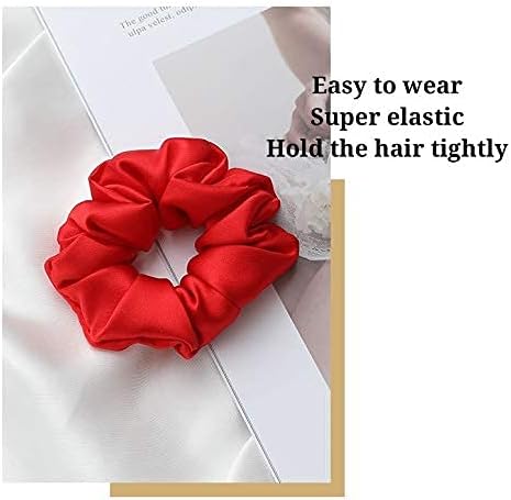 Silk Satin Sleeping Eye Mask, Red Sleep Eye Night Blindfold for Women and Men, Soft Breathable Blackout Eyeshade Eye Cover for Travel, Wedding Bridesmaid Gift