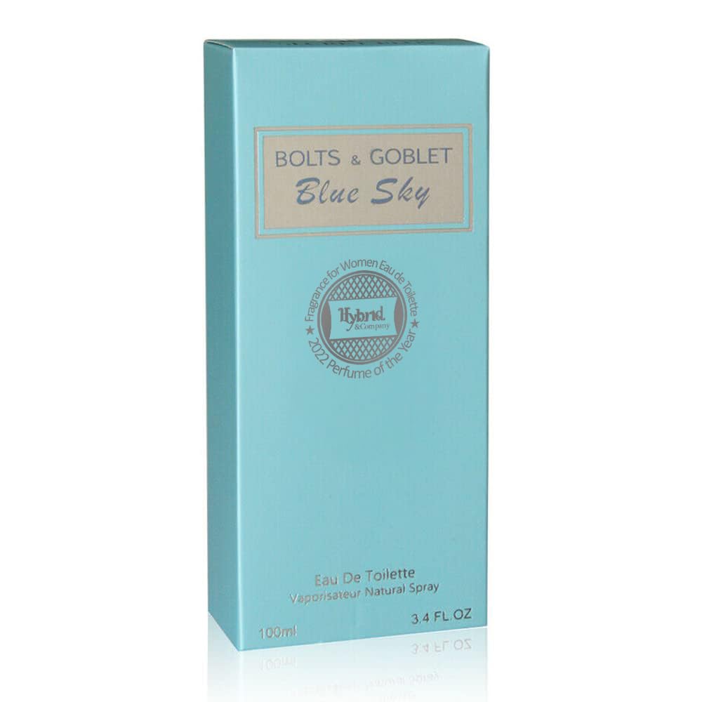 Hybrid & Company Blue Sky for women Romantic and Sensual Perfume Eau de Parfum 3.4 Fl oz
