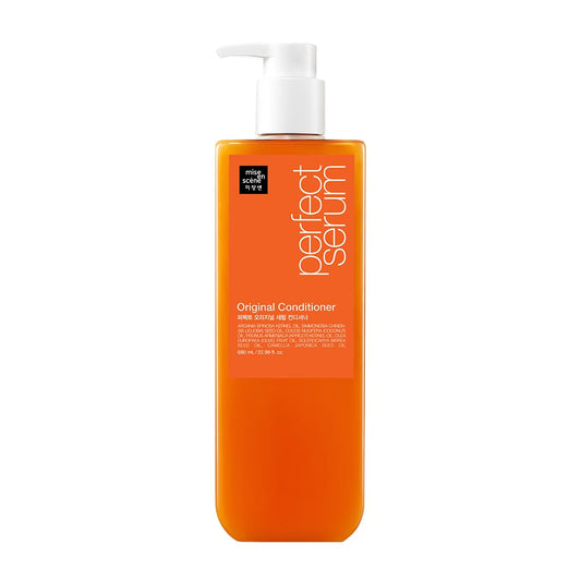 Mise En Scene Perfect Serum Original Conditioner For Damaged Hair, Nutrient Care With Argan Oil, Containing Jojoba-Seed-Oil For Smooth, Glossy Texture, 22.99 Fl. Oz.