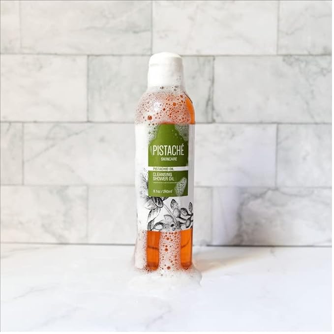 Pistaché Skincare Pistachio Oil Winter Defense Hydration Duo Set + Whipped Body Butter + Cleansing Shower Oil + Hydrating and Nourishing + Moisturizing + Softening + Vitamin E + Antioxidant Protection