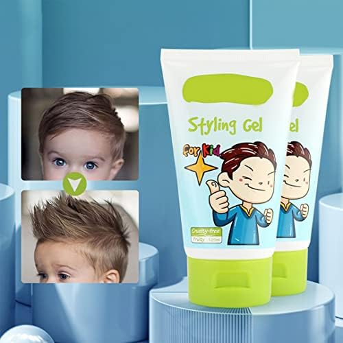 gowwim Kids Fresh Styling Hair Gel | Medium-Strong Hold | Not Greasy | Fruity Fragrance | 4.4oz