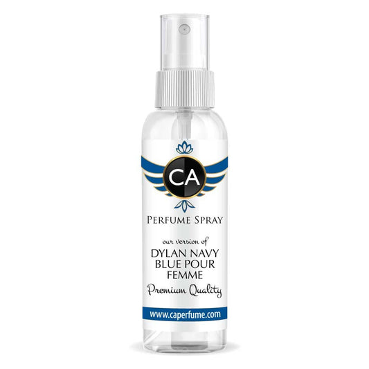 CA Perfume Eco Refill Impression of Dylan Navy Blue Pour Femme For Women EDP Perfume Concentrated Long Lasting Eau de Parfum Spray Refillable Atomizer Bottle 2 Fl Oz/60ml-X1