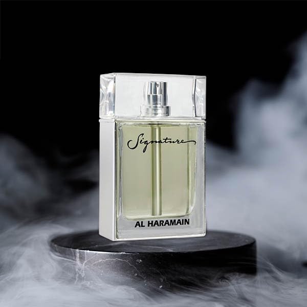 Al Haramain Signature for Unisex Arabian Perfume for Women & Men - Long Lasting Fragrance with Bergamot, Mandarin, Jasmine, Musk, Vanilla & Amber - Arabic Cologne - Eau de Parfum - 3.3 oz EDP Spray