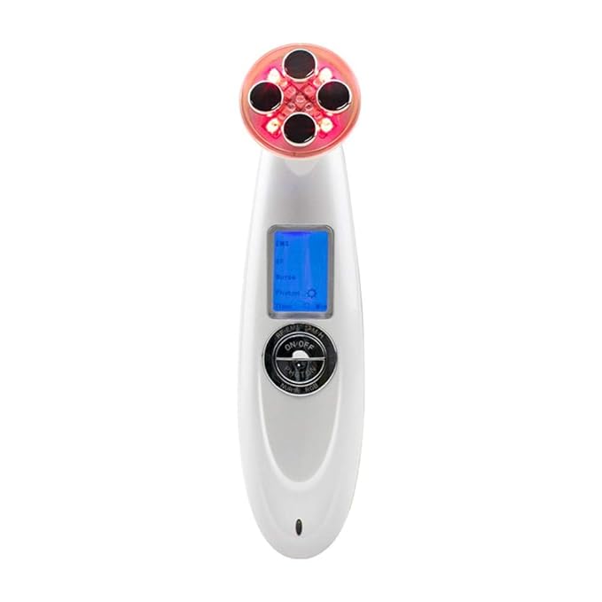 NORLANYA Facial Skin Care Time Master, Face Toning, Face Lift Device 5 Colors LED Photon Therapy Rechargeable