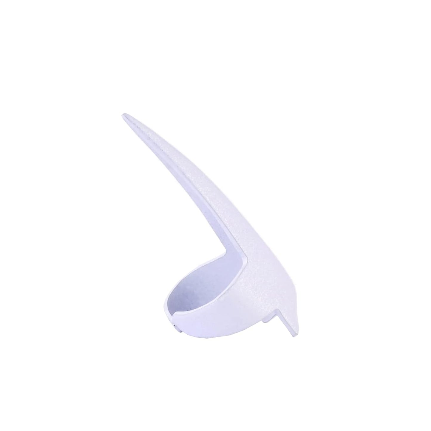 Quick Braid Aid Finger Parting Tool - Stainless Steel Stitch Braiding Tools for Durable Dreadlocks Wig & Installation of Weave Human Hair Extensions Beader Hair Parter Tools (White Glitter)