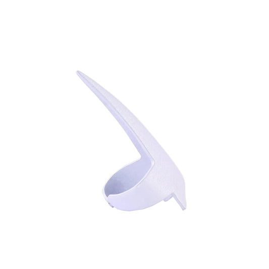 Quick Braid Aid Finger Parting Tool - Stainless Steel Stitch Braiding Tools for Durable Dreadlocks Wig & Installation of Weave Human Hair Extensions Beader Hair Parter Tools (White Glitter)