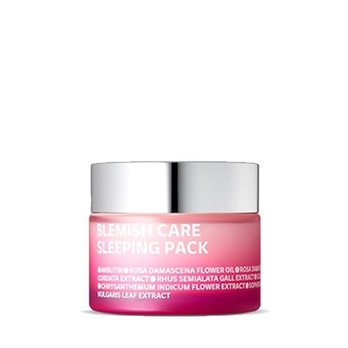 ISOI Bulgarian Rose Blemish Care Sleeping Pack 50ml - Brightening and moisturizing gel-type overnight mask, Natural mask