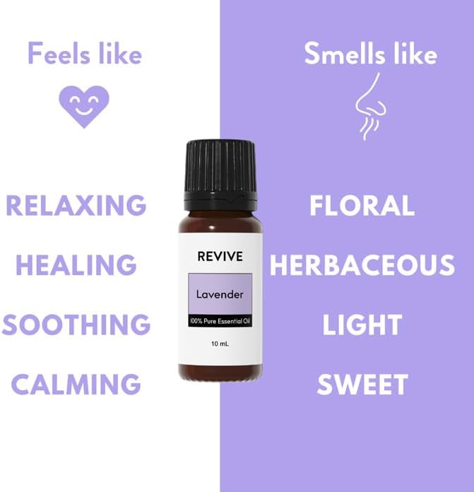 Lavender Essential Oil 30mL by Revive Essential Oils - 100% Pure Therapeutic Grade, for Diffuser, Humidifier, Massage, Aromatherapy, Skin & Hair Care