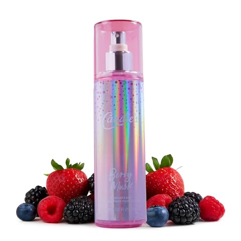CANDIE'S Berry Musk Fragrance Mist - Sweet, Long-Lasting Perfume for Women, Luxurious All-Day Freshness, Ideal Body Cologne for Ladies, Feminine Scent, Lasts All Day, Must-Have Fragrance, 8.4 fl oz