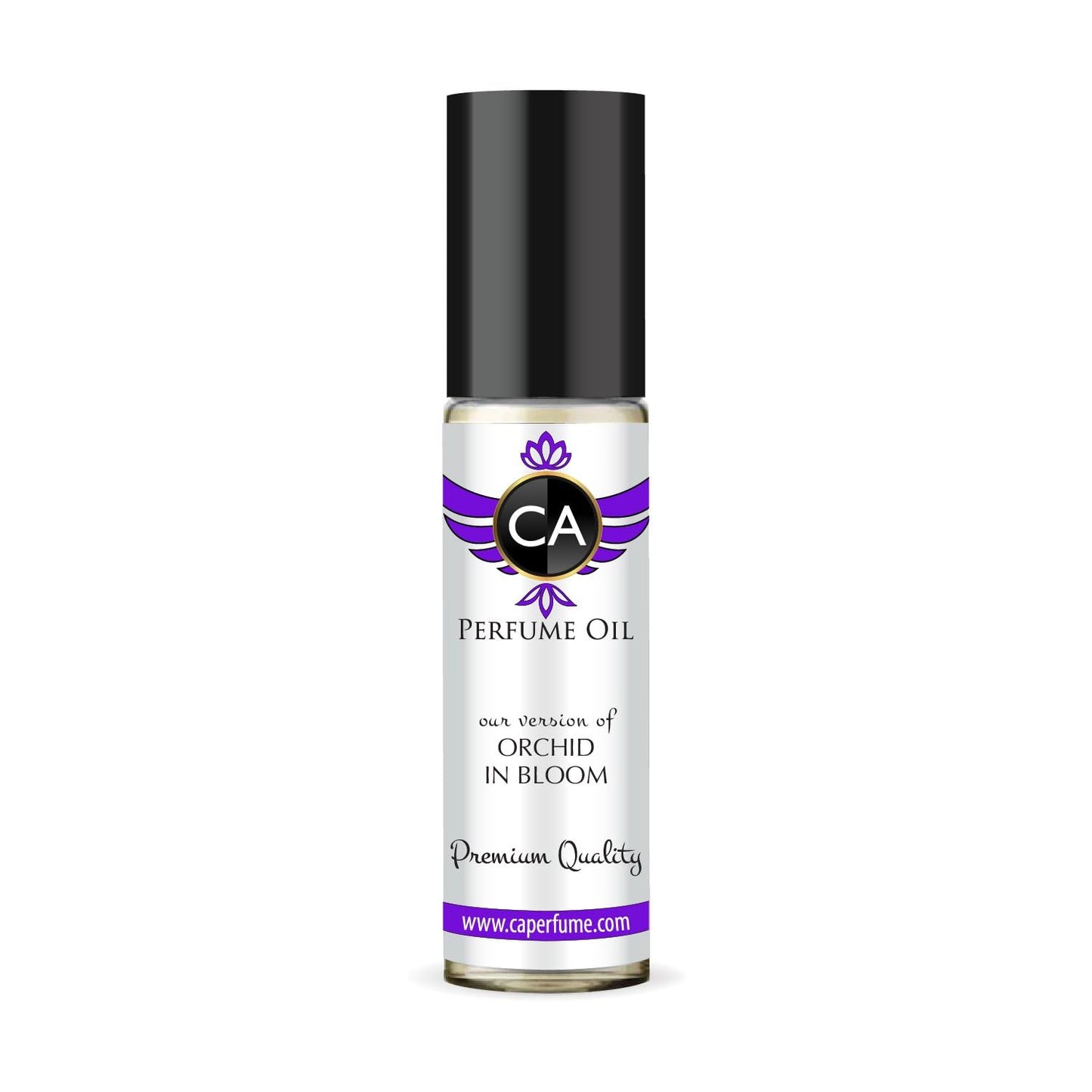CA Perfume Originals Orchid in Bloom Unisex Fragrance Oil Floral Scent Long Lasting Perfumes for Women & Men Travel Size TSA Ready Mini Parfum Body Oil Roll-on 0.33 Fl Oz 10ml