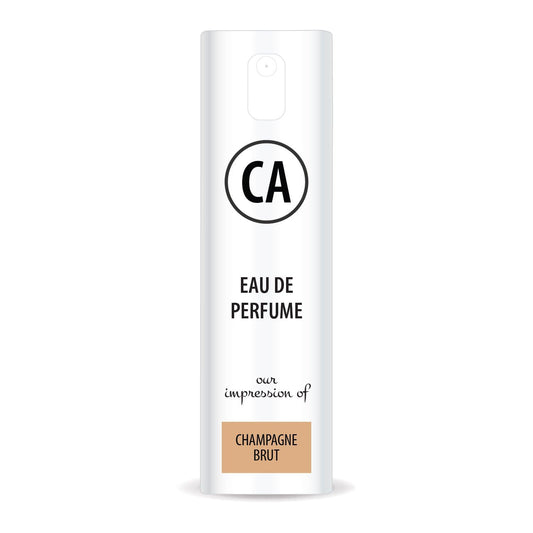 CA Perfume Impression of Champagne Brut for Women Eau De Parfum Aromatic Fruity Scent Long Lasting Perfumes for Women Travel Size TSA Ready for Day and Night Wear 0.33 Fl Oz 10ml