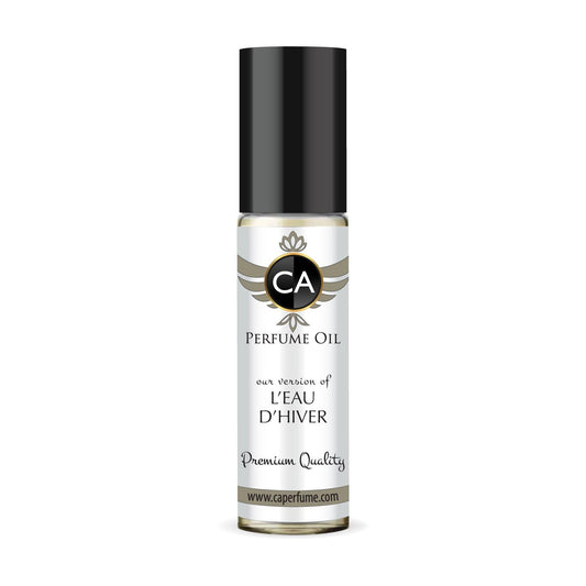 CA Perfume Impression of L'eau D'hiver Unisex Fragrance Oil Floral Woody Musk Scent Long Lasting Perfumes for Women & Men Travel Size TSA Ready Mini Parfum Body Oil Roll-on 0.33 Fl Oz 10ml