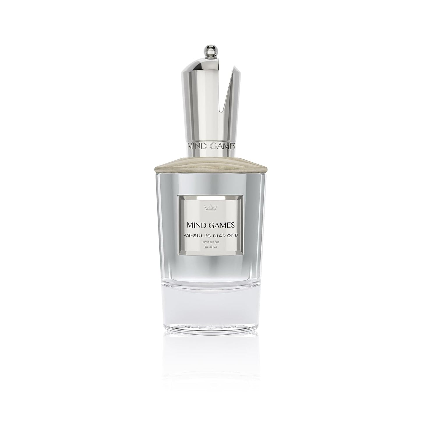 MIND GAMES As-Suli's Diamond - Luxury Perfume with Notes of Bergamot, Madagascar & Amberwood - Elegant Extrait de Parfum for Women & Men - Intense & Smoky Perfume - 100 mL/3.4 oz