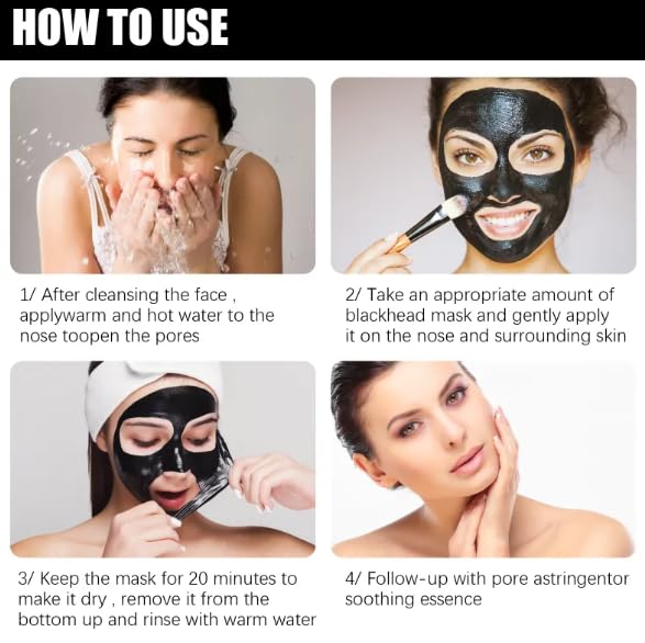 Face Mask Blackhead Remover Mask Charcoal Peel Off Black Mask Facial Mask Purifying