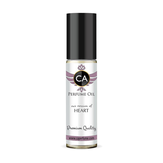 CA Perfume Impression of Heart for Women Eau De Parfum Floral Scent Long Lasting Perfumes for Women Travel Size TSA Ready for Day and Night Wear 0.33 Fl Oz 10ml