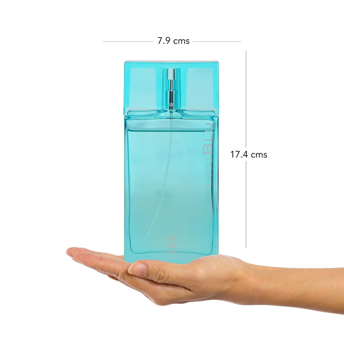 Ajmal Blu Eau de Parfum 3.0 oz / 90 ml for Men – Long-Lasting Fresh Citrus & Aquatic Fragrance | Luxury Masculine Scent from Dubai