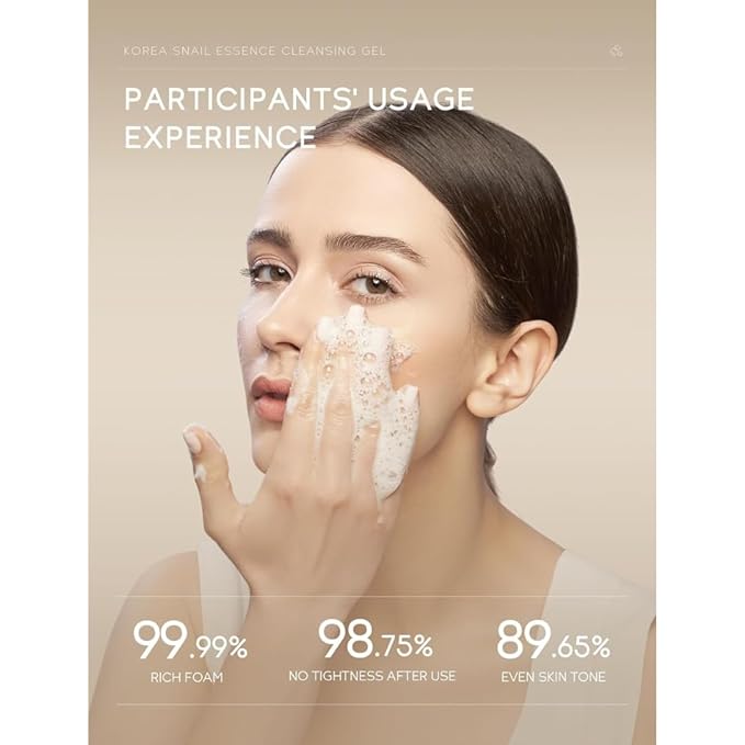 Snail Mucin Skincare Bundle – Complete 4-Step Routine with Snail Mucin Serum, Toner, Gel Cleanser, and Moisturizing Cream for Hydrated, Glowing, and Youthful Skin