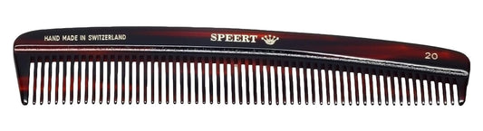 #20 Handmade Wide Tooth Comb Tortoise Havana Acetate Thick Coarse Curly Detangling Parting Grooming Teasing Hair Styling Hairdresser Barber Hairdressing Wet Dry Pocket Travel Women Men Kids