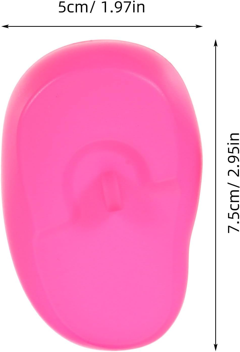 HEALLILY Silicone Ear Covers for Hair Dyeing 3 Pairs Waterproof Anti-Dyed Ear Sleeves Reusable Protection for Hair Dryer and Flat Iron Heat