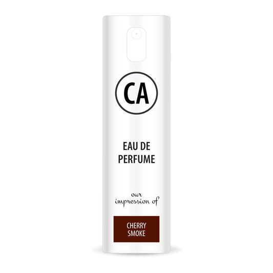 CA Perfume Impression of Cherry Smoke Unisex Eau De Parfum Amber Spicy Scent Long Lasting Unisex Fragrance Travel Size TSA Ready for Day and Night Wear 0.33 Fl Oz 10ml