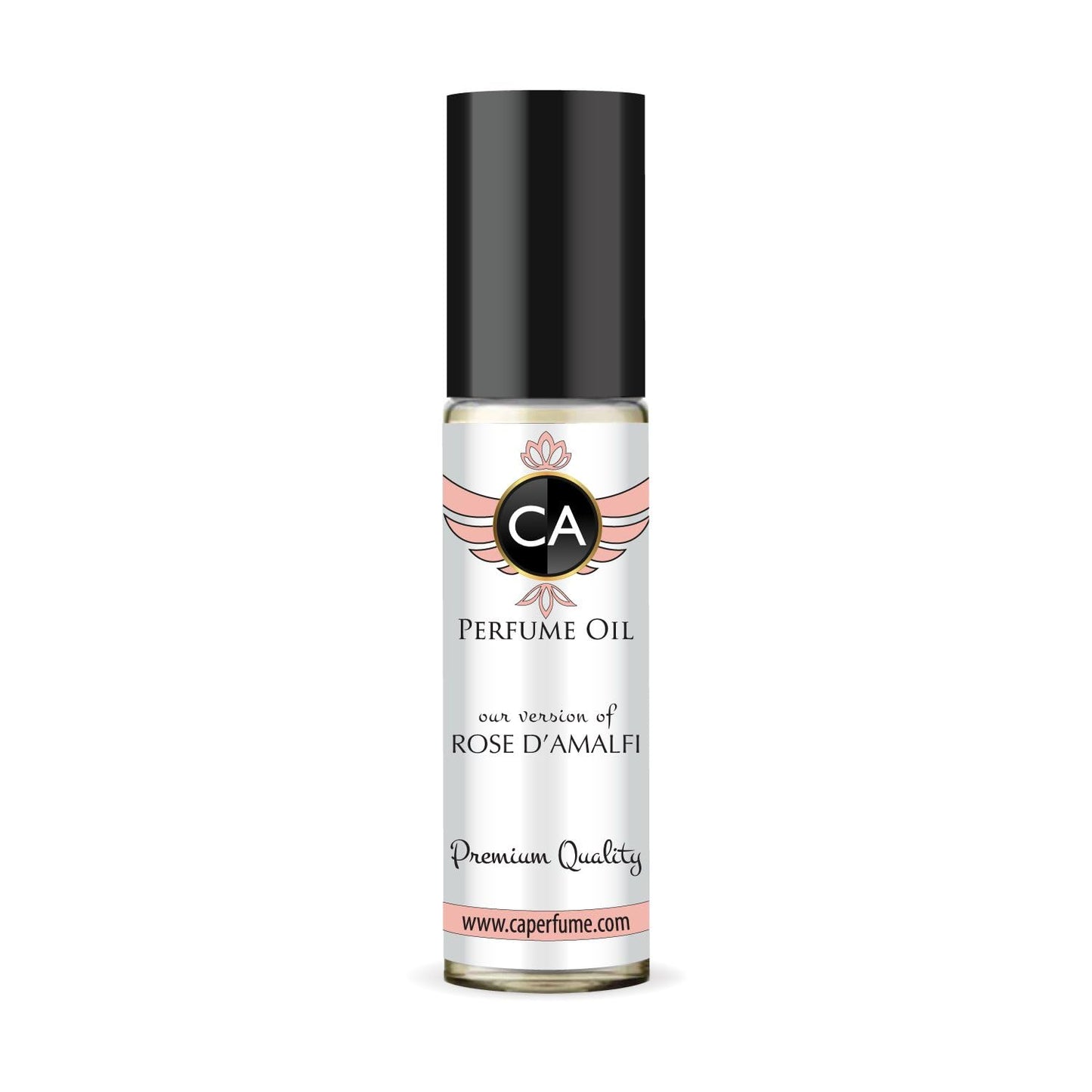 CA Perfume Impression of Rose D'amalfi Unisex Fragrance Oil Floral Fruity Scent Long Lasting Perfumes for Women & Men Travel Size TSA Ready Mini Parfum Body Oil Roll-on 0.33 Fl Oz 10ml
