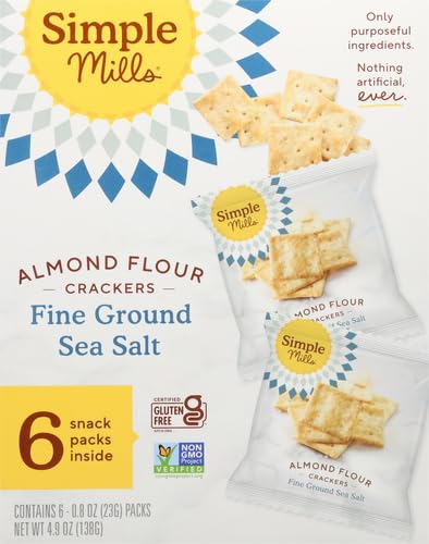 Simple Mills Almond Flour Crackers, Fine 4.9 Ounce 1)