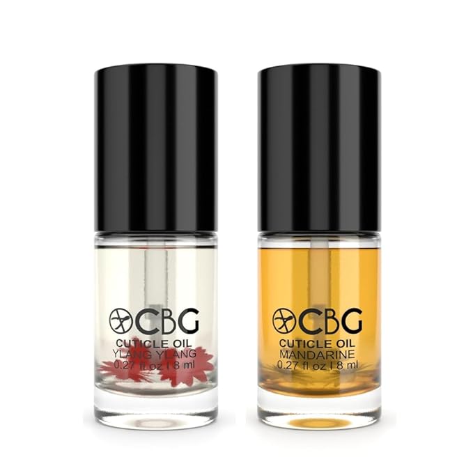 Hydrating Cuticle Oil, Softens Dry Cuticles, Moisturizes Nail Beds, Conditions Skin, Smooths Rough Edges, Supports Nail Care, Mandarine & Ylang Ylang, 0.27 Fl Oz