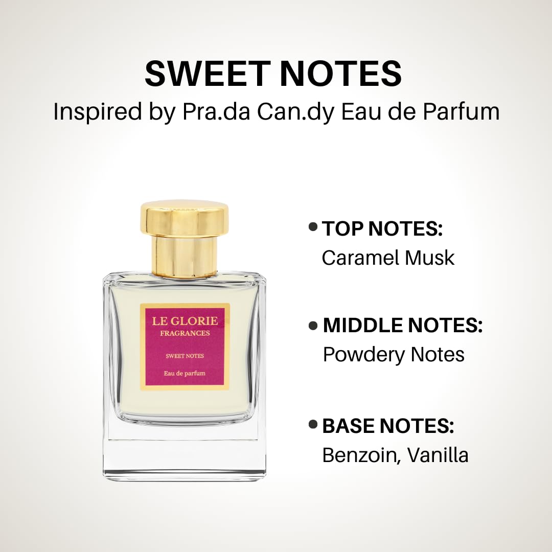 Inspired by Pr*da's Candy, Sweet notes EDP, Long Lasting 12-14 Hours Perfume Spray for Women, All Skin Types, Cruelty Free - 0.33 oz 10ml
