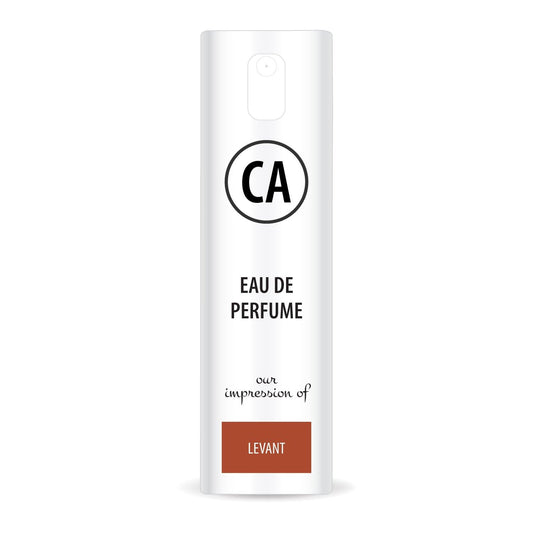 CA Perfume Impression of Levant Unisex Eau De Parfum Floral Woody Musk Scent Long Lasting Unisex Fragrance Travel Size TSA Ready for Day and Night Wear 0.33 Fl Oz 10ml