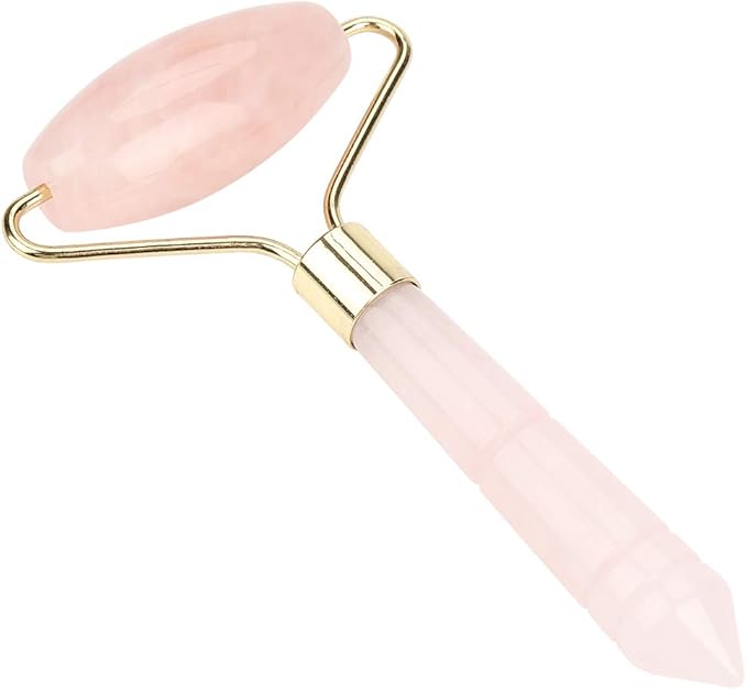 Jade Face Roller, Gua Sha Massage, Anti Aging Jade Stone Massager for Face and Eye Massage, Make Your Face Skin Smoother and Look Younger Jade Roller Facial Beauty Roller Care Tool