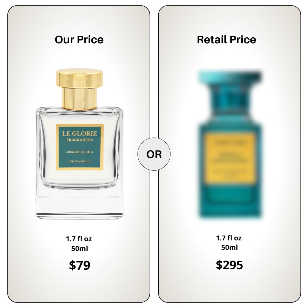 Inspired by T Ford's Neroli Portofino, Aromatic Neroli EDP, Long Lasting 12-14 Hours Perfume Spray for Men, Women, unisex, All Skin Types - 1.7 fl oz 50ml