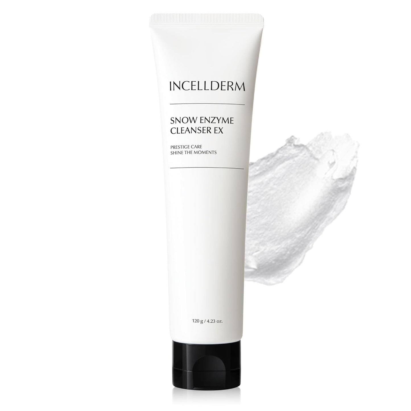 INCELLDERM Snow Enzyme Cleanser, Makeup Remover, K-beauty Cleansing Foam 120g